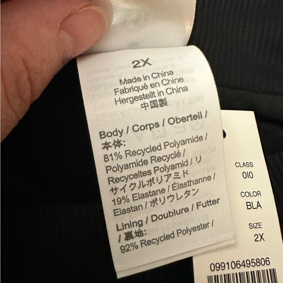 J.Crew Ribbed Cross-Front Cheeky Bikini Bottom Swim Size 2X Black - Picture 5 of 8